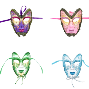 Masquerade Full Face Mask Masquerade Decoration Mask Costume Accsessory for Men Women Halloween Masquerade Proms Parties