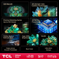 NEW 2025 TCL ทีวี 55 นิ้ว 4K Mini QLED Google TV รุ่น 55Q6C HVA Panel ระบบปฏิบัติการ Google/Gaming TV/IMAX Enhanced/MEMC 120 Hz/VRR 240 Hz/HDR10+ - WIFI , Dolby Vision & Atmos & DTS, Airplay 2, 2.1 Audio [ผ่อน 0% นาน 10 เดือน]. 