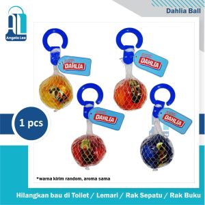Dahlia Deodorant Colour Ball Kamper Toilet Jumbo Kapur Barus Gantung Usir Bau