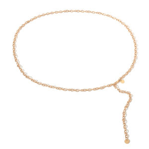 Minwen Fashion Women Lady Waist Chain Belt Metal Color Waistband Chain Belt For Dress Shirts Clothes Accessories