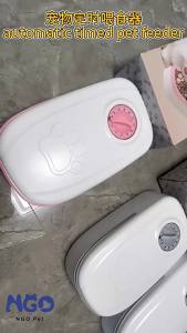 Dog Feeder Cat Automatic Feeding Water Bowl with TimerFood Storage Dispenser Container Pets Puppy Kitten Accessories