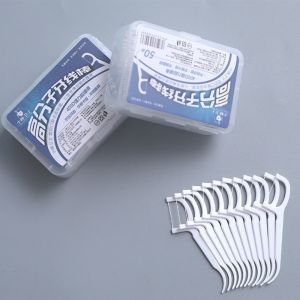 100Pcs Teeth Toothpicks Stick Dental Floss Flosser Picks Tooth Clean Oral Care