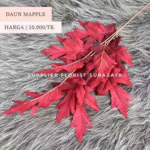 DAUN MAPPLE AUTUMN DAUN MUSIM SEMI MUSIM GUGUR DAUN DEKORASI PELAMINAN WEDDING DECORATION DEKORASI PERNIKAHAN DAUN GAJAH DAUN BESAR JUMBO DAUN HIAS TANAMAN HIAS