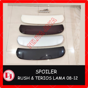 Spoiler RUSH  TERIOS Lama Tahun 2008 - 2012 Putih Hitam Maroon