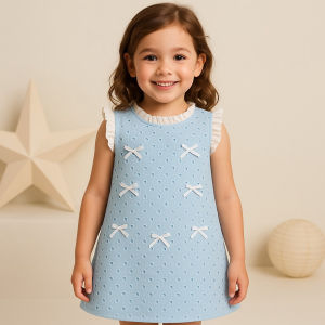 Baju Dress Anak Perempuan Usia 1-8 Tahun Model Korea Cantik Pesta Harian Terbaru 4437