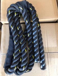 Heavy Jump Rope Skipping Rope Workout Battle Ropes for Men Women Total Body Workouts Power Training Improve Strength Building Muscle....