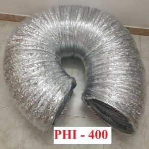 Ống Sun Bạc thông gió hút mùi PHI 400 Dài 8 mét Chất lượng cao