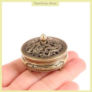 [PureZone] เครื่องหอมธูปเครื่องหอมเครื่องหอมดอกบัวธูปไม้จันทน์ทำจากโลหะผสมของตกแต่งบ้านสำนักงานบ้าน