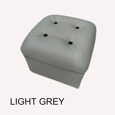 PVC Leather Stool Footstool Pouf Ottoman Square PU Faux Leather Stool Luxury Small Sofa Bench Chair Shoe Changing Chair Bench Chair Merdeka Gift 小凳子