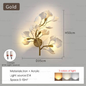 Living Room Decorative Lamp LED Nordic Creative Light Luxury Wall Lamp Modern Bedroom Bedside Light