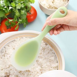 Food Grade High Temperature Silicone Rice Spoon / Sushi Heat Resistant