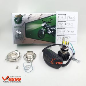 RTD RAYTON LAMPU UTAMA / LAMPU DEPAN MOTOR LED M02E M02D LED 6 SISI 35W DAN 3 SISI 30W CAHAYA WHITE- ICE BLUE