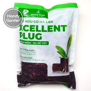 Mút hữu cơ Hà Lan XCELLENT PLUG Viên nén Peat Moss ươm hạt Monstera Deli kích rễ Quick Plug | Handy Garden