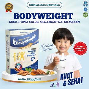 BodyWeight Susu Etawa Untuk Menambah Berat Badan Susu Kambing Etawa Membantu Meningkatkan Nafsu Makan dan Masa Otot Kemasan 250gr Paket 12 Box