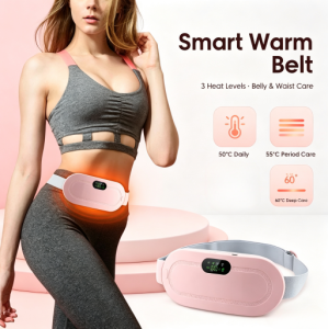 Smart Uterine Warm Belt 3 Heating Levels Period Pain Relief Heating Waist Belt