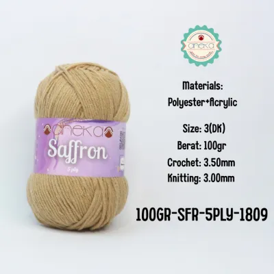 KATALOG - Benang Rajut Saffron 5 Ply 100gr / Crochet Knitting Yarn