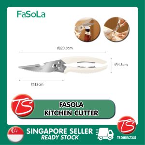 [ SG STOCK ]FaSoLa Heavy Duty Kitchen    Multipurpose Stainless Steel    Bone Meat Cutter Shears Tools    TSDIRECT