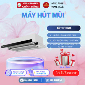 Máy hút mùi âm tủ Kaff KF TL60H inox cao cấp thiết kế nhỏ gọn tối ưu không gian bếp khử mùi hiệu quả