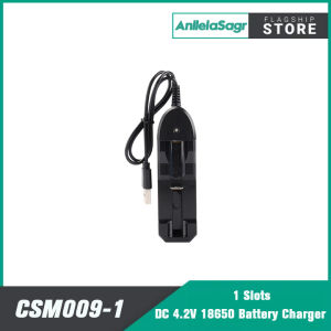 AnllelaSagra 1/2/4 Slots 18650 Battery Charger Portable Travel USB Charger DC 4.2V Output For 10440 14500 16340 16650 14650 18350 18500 18650