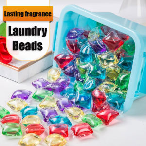200Pcs Magic Laundry Beads Lasting Fragrance Laundry Ball 5 in 1 Super Decontamination Detergent Beads 洗衣凝珠