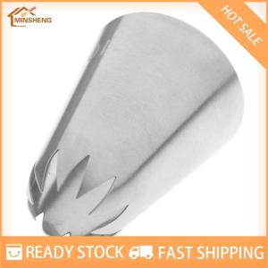 MIH ✨ COD ✨ # C10หัวฉีดท่อขนาดใหญ่ครีมเค้กเคล็ดลับการตกแต่งไอซิ่ง10ฟันใกล้ดาว