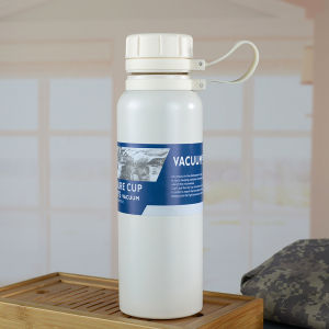 Bình nước giữ nhiệt HiLOGI house 1000ml sơn nhám có dây xách và khay lọc trà giữ nhiệt nóng 10h lạnh 20h thể thao