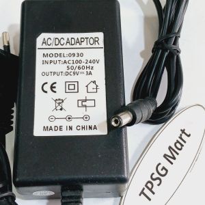 Nguồn Adapter DC 9V - 3A (Đầu cắm 5.5mm X 2.1mm) / Dây liền Adapter