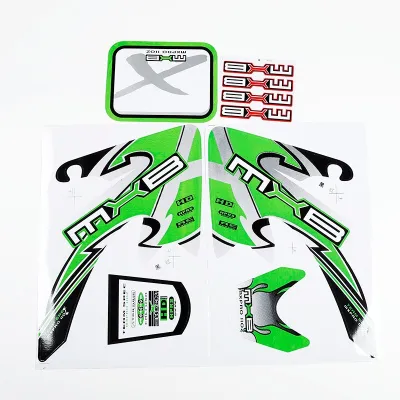 “：{}” Red Blue Yellow Green Racing Motorcycle Kohis Sticker Sticker For CRF 50Cc Pit Dirt Bike Decal Motorcycle Decal Sticker