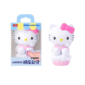 Sanrio series decompression toy Cinnamoroll cute doll Kuromi desktop ornaments students children creative toys