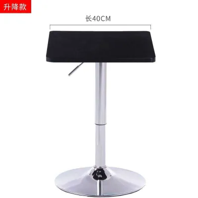 Adjustable Round Table Round Table Small round Table Combination Cocktail Bar Bar Counter Simple Lifting High Leg round Table High Bar Bar Chair Bar Table High