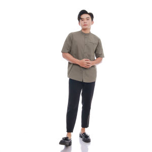 KEMKO KEMEJA KOKO PRIA LENGAN PENDEK BAHAN KATUN SIGARET PREMIUM