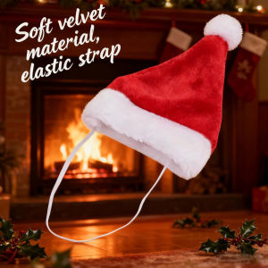 หมวกแมว หมวกสัตว์เลี้ยง หมวกคริสต์มาสสัตว์เลี้ยง เสื้อสัตว์เลี้ยง สไตล์คริสต์มาส Christmas Hat