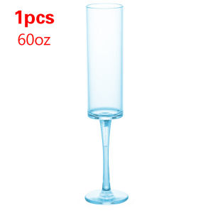 [Alex Do] Hot Sale 6OZ Champagne Cocktail Cup Champagne Red Wine Plastic Cup Detachable Threaded High Footed Cup Beverage Cup