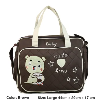 EZYLITTLES Baby Nappy Bags Waterproof Multifunctional Maternity Mom Diaper Tote Bag Baby Travel Stroller Messenger Bag