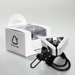 2026 N+1 Triangle Classic Bicycle Bell Aluminum Alloy Long-lasting Sound 3 Colors Availabe Road Bikes MTB Fits 19.2-31.8mm Handlebar