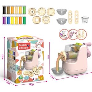 Mainan Anak DREAM KITCHEN CLAY Mainan Dapur Clay Set Pembuat Kue Es Krim Mie Edukatif
