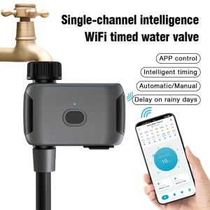 Tuya Smart Water Timer WiFi6 150 Days Battery 50M 20 Grids Alexa Google Home for Garden Drip Irrigation