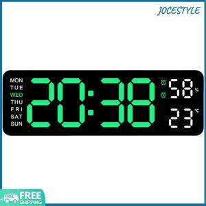 นาฬิกาปลุกดิจิตอลนาฬิกาปลุกข้างเตียงจำนวนมากแสดง USB การชาร์จนาฬิกาปลุกสองนาฬิกามัลติฟังก์ชั่นสำหรับนักเรียน