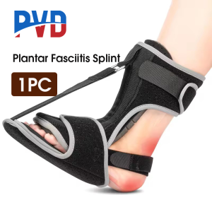 PVD Plantar Fasciitis Night Splint Night Splint Plantar Fasciitis for Women And Men Upgrade Adjustable Splint Not Affect Sleep for Achilles Tendinitis Flat Arch Foot Drop