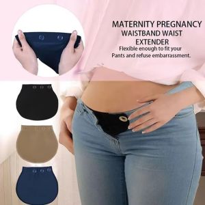 INVADER Elastic Extension Pregnancy Adjustable Extender DIY Sewing Adjustable Maternity Pants Extender Multifunction Lengthening Tool Elastic Waistband Belt Pregnancy Use