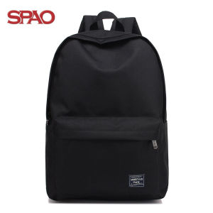 spao Ba Lô Ba Lô Sức Chứa Lớn 2025 Túi Du Lịch Màu Trơn Kiểu Mới Phong Cách Hàn Quốc 15.6 Túi Máy Tính Inch