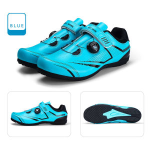 WEST BIKING Cycling Sneaker With Cleat Shoes Men Carbon Sports Speed Bike Shoes MTB Road Bike Boots Mountain Racing Flat SPD Road Cycling Footwear