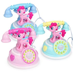 Fast Shipping Retro Childrens Phone Toy Phone Early Education Story Machine Baby Phone Emulated Telephone Toys For Children Toys For Babies Musical Toys