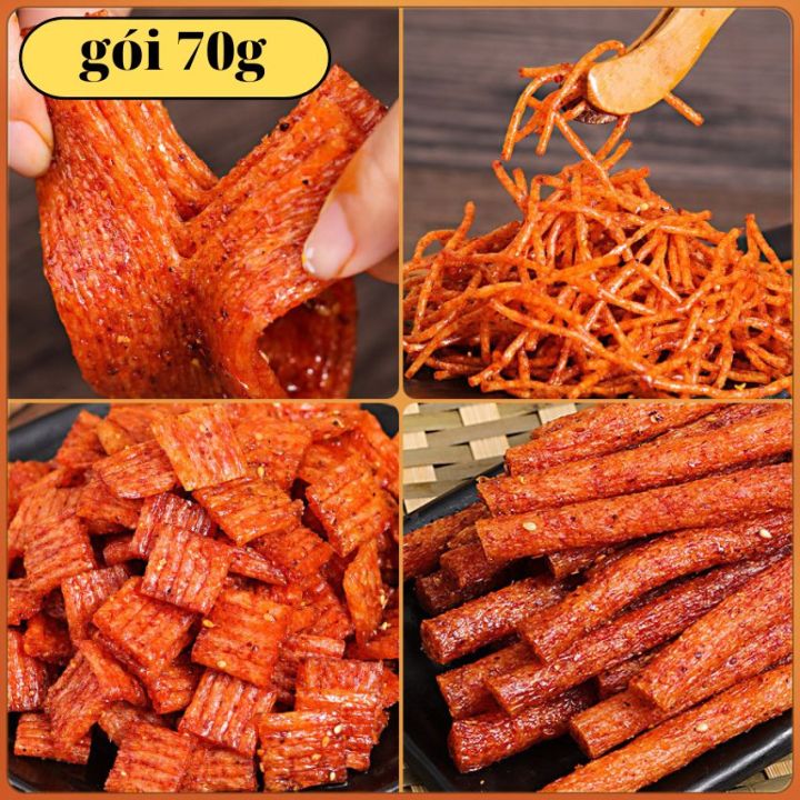 Đồ Ăn Vặt Tăm Cay Trung Quốc Gói To 70g Cheapnice Hạn Sử Dụng 6 Tháng ...