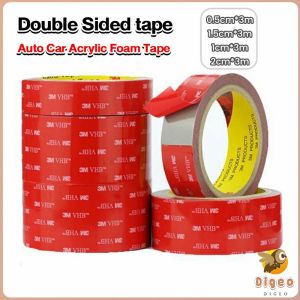 Digeo 3M Auto Car Acrylic Foam High Strength Double Sided Attachment Tape Roll 2cm*3m