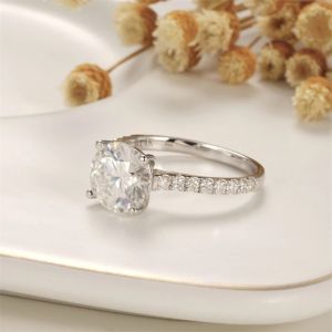 Solid 14K White Gold Ring 2ct Moissanite Engagement Ring for Women 18k gold Wedding Band Anniversary Bridal Gift 14k gold wedding ring Moissanite engagement ring gold pawnable gold ring pawnable