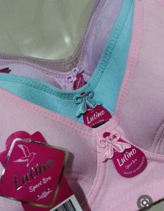 BH Sport Remaja Lutino Kait 2 Tanpa Kawat Busa Tipis