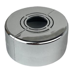 Adjustable Heights Silver Shower Pipe Cover Decorative Bathroom Accessory For Enhanceds Aesthetics