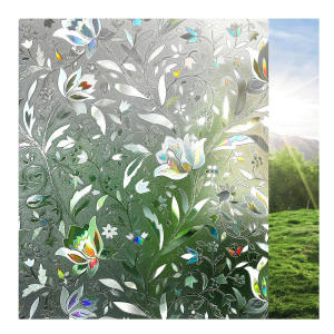 PVC self-adhesive Privacy window film 3D stickers 45*100cm / roll Frosted Window Privacy Film tinted Glass Sticker