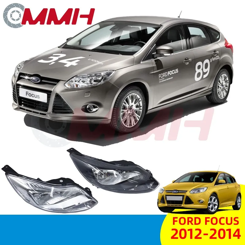 ไฟหน้าสำหรับ Ford focus 2012-2014 Mk3 ไฟหน้าสำหรับ ไฟหน้า โคมไฟ